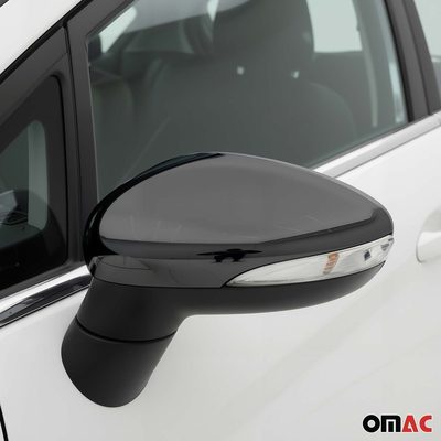 2011-2019 Ford Fiesta / B-Max Side Mirror Cover Caps Dark 2 Pcs