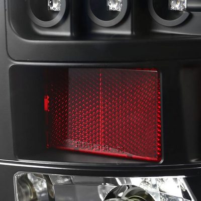 2002-2006 Dodge RAM V2 LED Tail Lights Matte Black Housing/Clear Lens