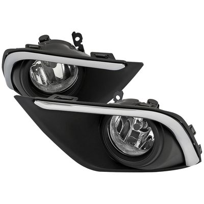 2016-2020 Mitsubishi Outlander H16 Fog Lights Kit Chrome Housing/Clear Lens