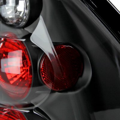 2004-2007 Chevrolet Malibu Tail Lights Matte Black Housing/Clear Lens