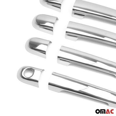 2006-2011 Hyundai Accent Sedan Car Door Handle Cover Protector Stainless Steel 8 Pcs