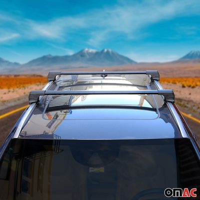 2024-2026 Mazda CX-90 Roof Rack Cross Bars Luggage Carrier Alu Black 2Pcs