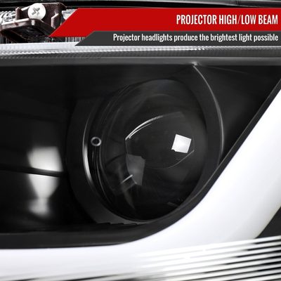2016-2021 Honda Civic Projector Headlights LED Sequential Turn Signal Black