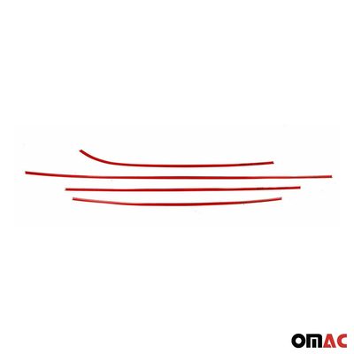 Window Molding Trim Streamer for Hyundai Veloster 2012-17 Stainless Steel Glossy