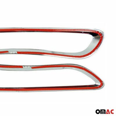 2017-2019 Kia Sportage Fog Light Lamp Bezel Cover Silver 2 Pcs