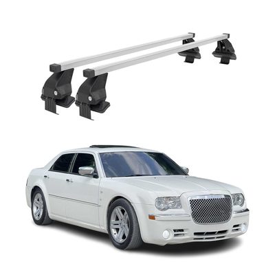 2005-2010 Chrysler 300C Roof Rack Cross Bars Silver