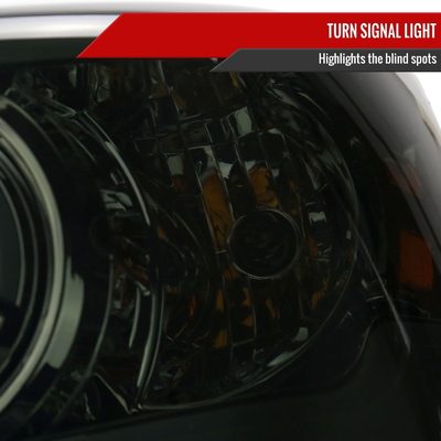 2006-2008 Dodge RAM 1500/ 06-2009 Dodge RAM 2500/3500 LED Tube Headlights Smoke
