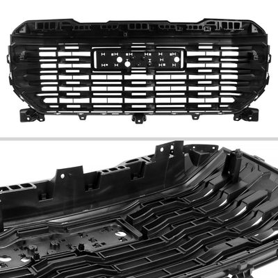 2022-2024 GMC Sierra 1500 Glossy Denali Style Front Upper Mesh Hood Grille