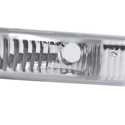 1998-2004 Chevy S10 Blazer Dual Halo Projector Headlights Bumper Lights Chrome