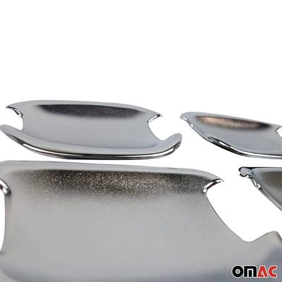 2004-2011 Pontiac G3 & G3 Wave Car Door Handle Bowl Cover Protector Silver Chrome