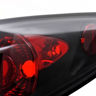 2005-2010 Pontiac G6 Coupe Tail Lights Matte Black Housing/Clear Lens