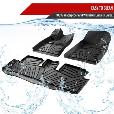 2017-2022 Tesla Model 3 All Weather TPE Floor Mats Liner 3Pcs