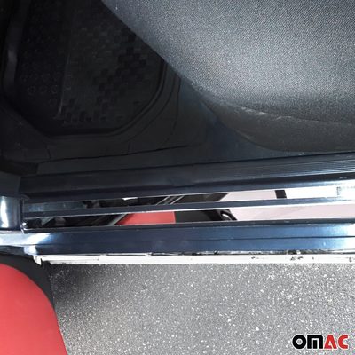 1996-2002 Mercedes E Class W210 Sedan Door Sill Covers Protector Stainless Steel 8x
