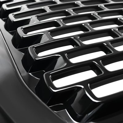 2014-2015 GMC Sierra 1500 Glossy Black ABS Denali Style Square Mesh Grille