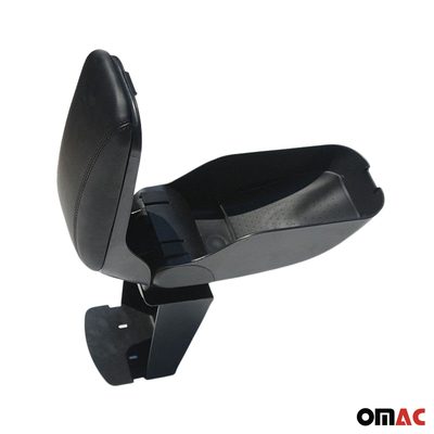 2010-2013 Ford Transit Connect Black Center Console Armrest Plastic Leather