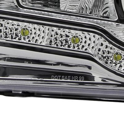 1999-2004 Ford F-250/350/450/550/Excursion Headlights LED Light Chrome