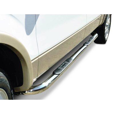 Estribos redondos 3" Cromado Forester Ford F-150/Lobo 99-09 Cab Reg