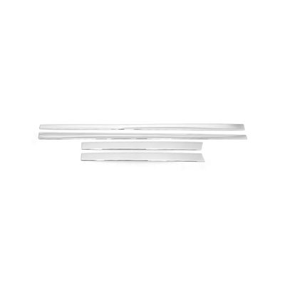2014-2022 Land Rover Range Rover Sport Side Door Molding Trim Skirt S.Steel Silver Glossy 4 Pcs