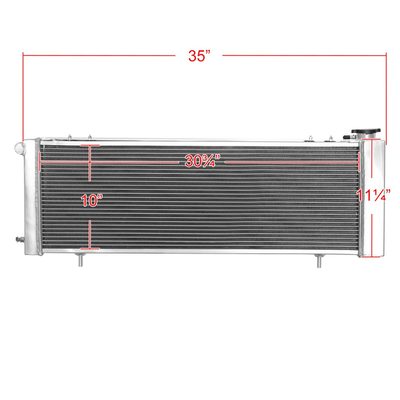 1991-2001 Jeep Cherokee/Comanche 2.5L/4.0L 3 Row Radiator with Fan Shroud
