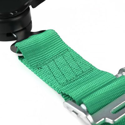 Universal Green 4 Point Quick Release Camlock Racing Seat Belt Safety Harness