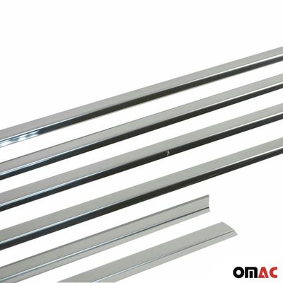 2006-2009 Land Rover Range Rover Sport Window Molding Trim Stainless Steel Silver 6x