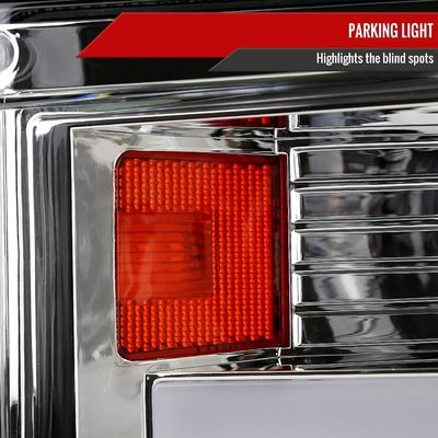 2015-2017 Ford F-150 LED Bar Projector Headlights Turn Signals Chrome / Clear