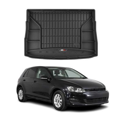 2015-2021 VW Golf Mk7 Hatchback Premium Cargo Liner Trunk Mat All Weather Heavy Duty Upper Trunk