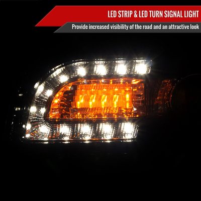 2005-2010 Chrysler 300 Base/LX/Touring Headlights LED Light&LED Signal Smoke