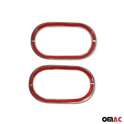 2016-2019 Smart ForTwo Car Door Handle Cover Protector Stainless Steel Chrome 2 Pcs