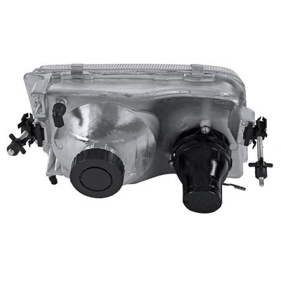 1993-1997 Ford Ranger Headlights Integrated H3 Projector Fog Light Chrome