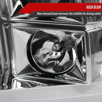 2009-2018 Dodge RAM 1500 / RAM 2500 3500 LED C-Bar Headlights Chrome