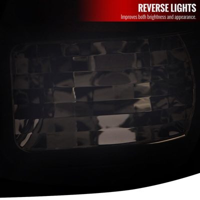 2007-2014 GMC Sierra LED Tail Lights Glossy Black Housing/Smoke Lens