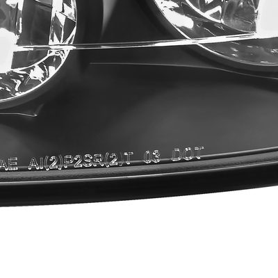 2006-2011 Honda Civic Sedan Tail Lights Matte Black Housing/Clear Lens