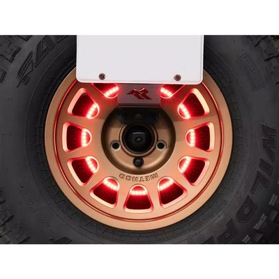 Tercera luz de freno circular para llanta de refacción Rugged Ridge para Wrangler JL 18-25 (2 y 4 puertas)