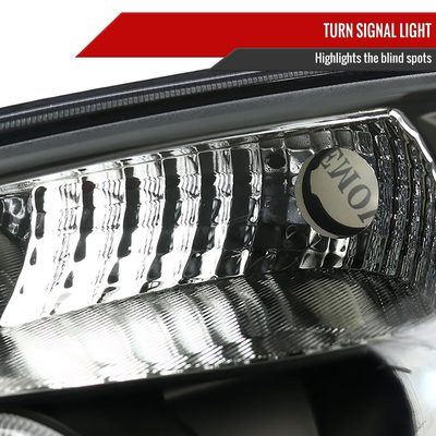 2005-2010 Chevy Cobalt Pontiac G5/Pursuit Dual Halo Projector Headlights Black