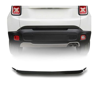 2019-2024 Jeep Renegade Rear Trunk Molding Trim Carbon Fiber Black 3 Pcs