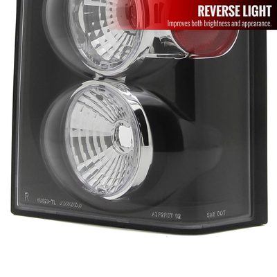 2005-2012 Nissan Pathfinder Tail Lights Matte Black Housing/Clear Lens