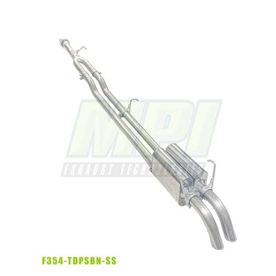 Ford, 2017-2026, 6.2L, 6.8L, 7.3L - MPI Bullnoze Exhaust Series