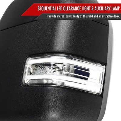 2017-2019 Ford F-250/350/450/550 Heated Towing Mirrors & LED Turn Signal