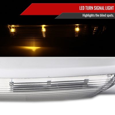 2013-2019 Dodge RAM Chrome Auto-Fold&Heated Side Mirror Turn Signal Passenger