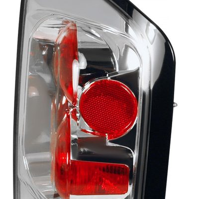2005-2015 Nissan Armada Tail Lights Chrome Housing/Clear Lens