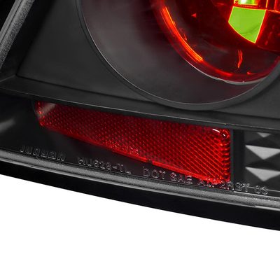 2004-2010 Scion tC Tail Lights Matte Black Housing/Clear Lens