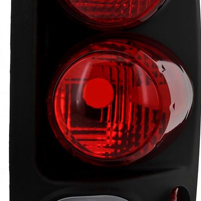 2002-2006 Dodge RAM Retro Style Tail Lights Matte Black Housing/Clear Lens