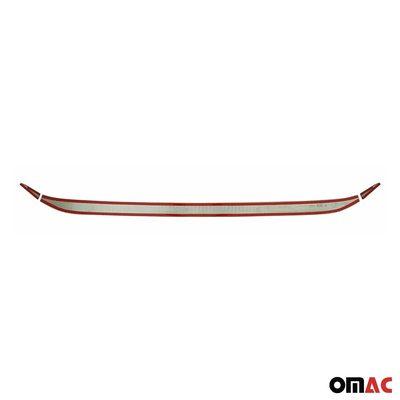 2015-2018 Jeep Renegade Rear Trunk Molding Trim Stainless Steel Dark 3 Pcs
