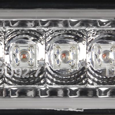 1992-1996 Ford F-150/F-250/F-350/Bronco LED 3rd Brake Light Chrome/Clear Lens