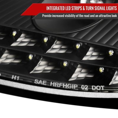 1997-2004 Porsche Boxster 986/911 996 LED Light Headlights Signal Lights Black