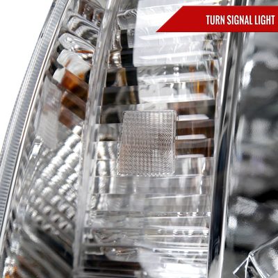 2005-2011 Toyota Tacoma LED Bar Factory Style Headlights Chrome/Clear Lens