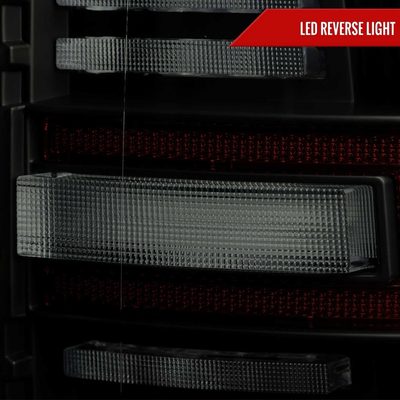 For Dodge RAM 2500/3500 2019-2024 LED Sequential Signal Tail Lights Black Housing Smoked Lens