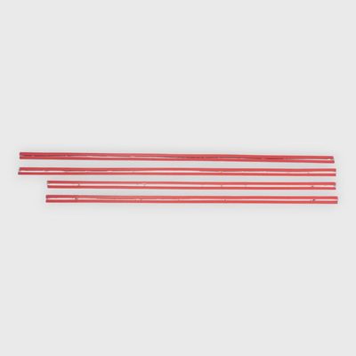 2014-2025 Chevrolet Silverado 1500 Side Door Molding Trim Set Chrome 4Pcs ABS Plastic