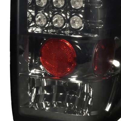 2004-2015 Nissan Titan LED Tail Lights Chrome Housing/Smoke Lens